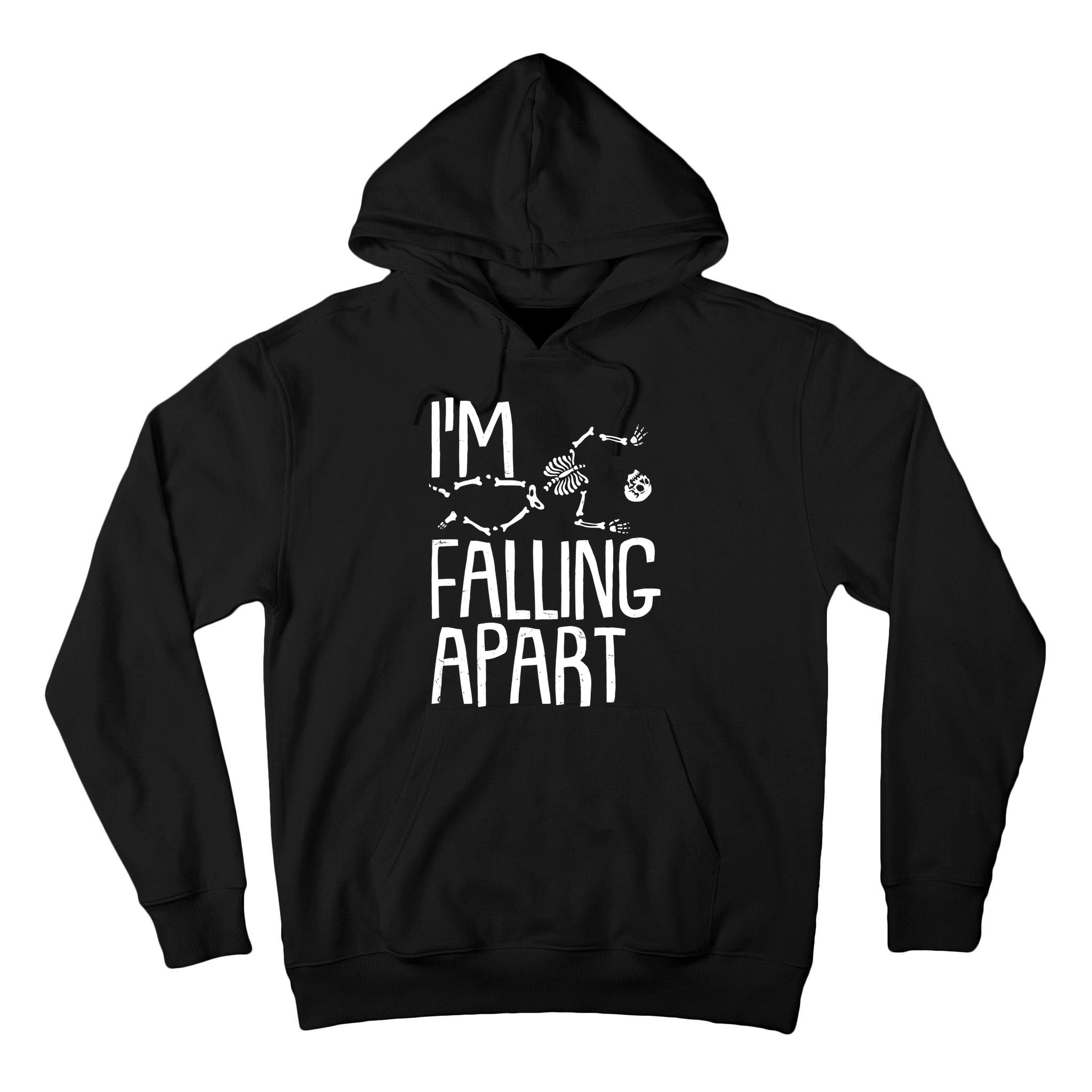 Funny Halloween Skeleton I'm Falling Apart Tall Hoodie