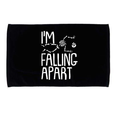 Funny Halloween Skeleton I'm Falling Apart Microfiber Hand Towel