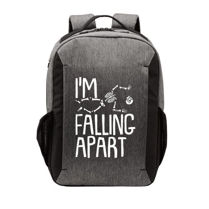Funny Halloween Skeleton I'm Falling Apart Vector Backpack