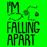 Funny Halloween Skeleton I'm Falling Apart Long Sleeve Shirt