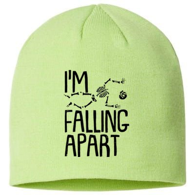 Funny Halloween Skeleton I'm Falling Apart Sustainable Beanie