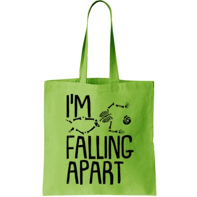 Funny Halloween Skeleton I'm Falling Apart Bag
