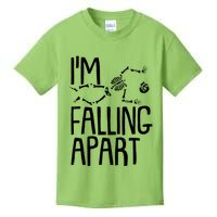 Funny Halloween Skeleton I'm Falling Apart Kids T-Shirt