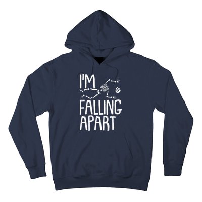 Funny Halloween Skeleton I'm Falling Apart Hoodie