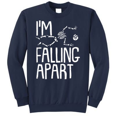 Funny Halloween Skeleton I'm Falling Apart Sweatshirt