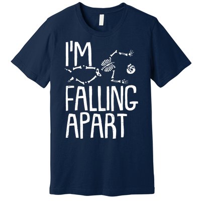 Funny Halloween Skeleton I'm Falling Apart Premium T-Shirt