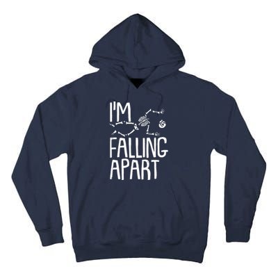 Funny Halloween Skeleton I'm Falling Apart Tall Hoodie