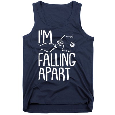 Funny Halloween Skeleton I'm Falling Apart Tank Top