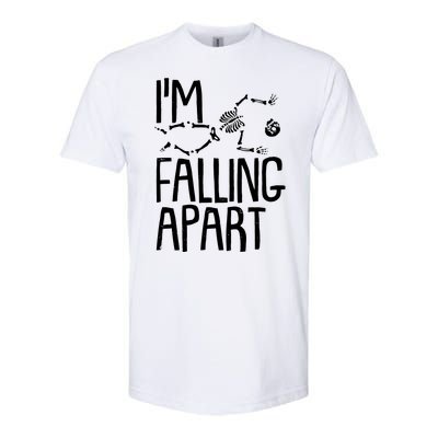 Funny Halloween Skeleton I'm Falling Apart Softstyle® CVC T-Shirt