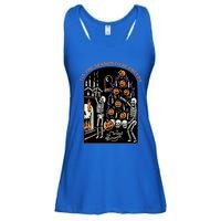 Funny Halloween Spooky Skeletons Tis The Season To Be Creepy Meaningful Gift Ladies Essential Flowy Tank