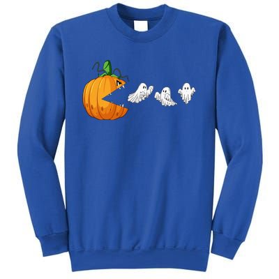 Funny Halloween Scary Pumpkin Ghosts Creepy Halloween Gamer Sweatshirt