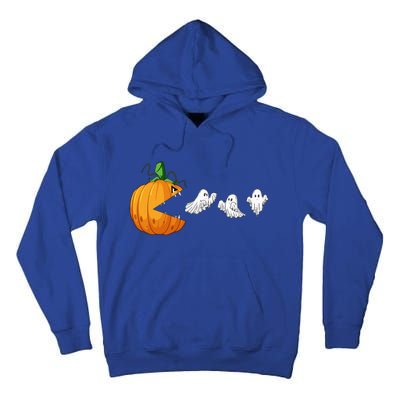 Funny Halloween Scary Pumpkin Ghosts Creepy Halloween Gamer Tall Hoodie