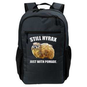 Funny Hyrax Still Hyrax Just With Pomade Oddly Specific Daily Commute Backpack