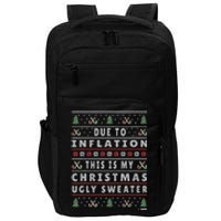 Festive Holiday Sweater with Hilarious Xmas Saying Impact Tech Backpack