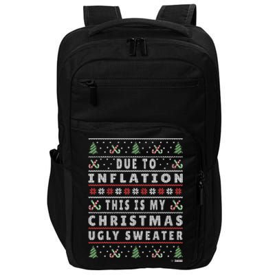 Festive Holiday Sweater with Hilarious Xmas Saying Impact Tech Backpack