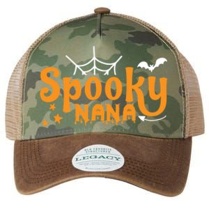 Funny Halloween Spooky Nana Gift Legacy Tie Dye Trucker Hat