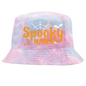 Funny Halloween Spooky Nana Gift Tie-Dyed Bucket Hat