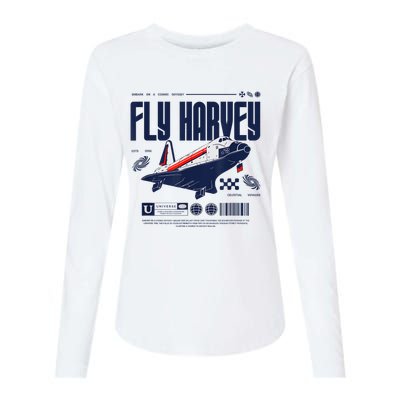 Fly Harvey Shuttle Womens Cotton Relaxed Long Sleeve T-Shirt