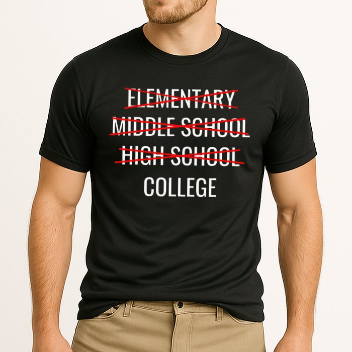 Funny High School Graduation College Bound Student Graduate Cooling Performance Crew T-Shirt