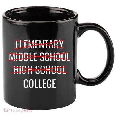 Funny High School Graduation College Bound Student Graduate 11oz C Handle Ceramic Mug