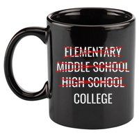 Funny High School Graduation College Bound Student Graduate 11oz C Handle Ceramic Mug