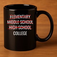 Funny High School Graduation College Bound Student Graduate 11oz C Handle Ceramic Mug