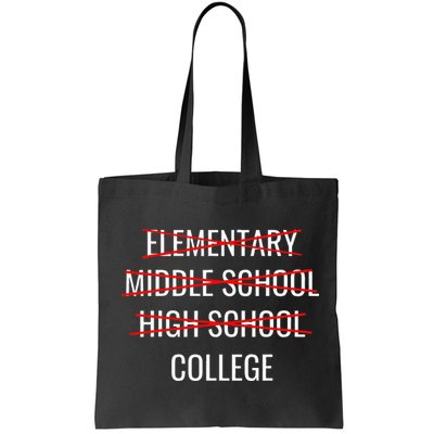 Funny High School Graduation College Bound Student Graduate Bag