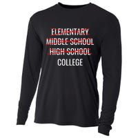 Funny High School Graduation College Bound Student Graduate Cooling Performance Long Sleeve Crew