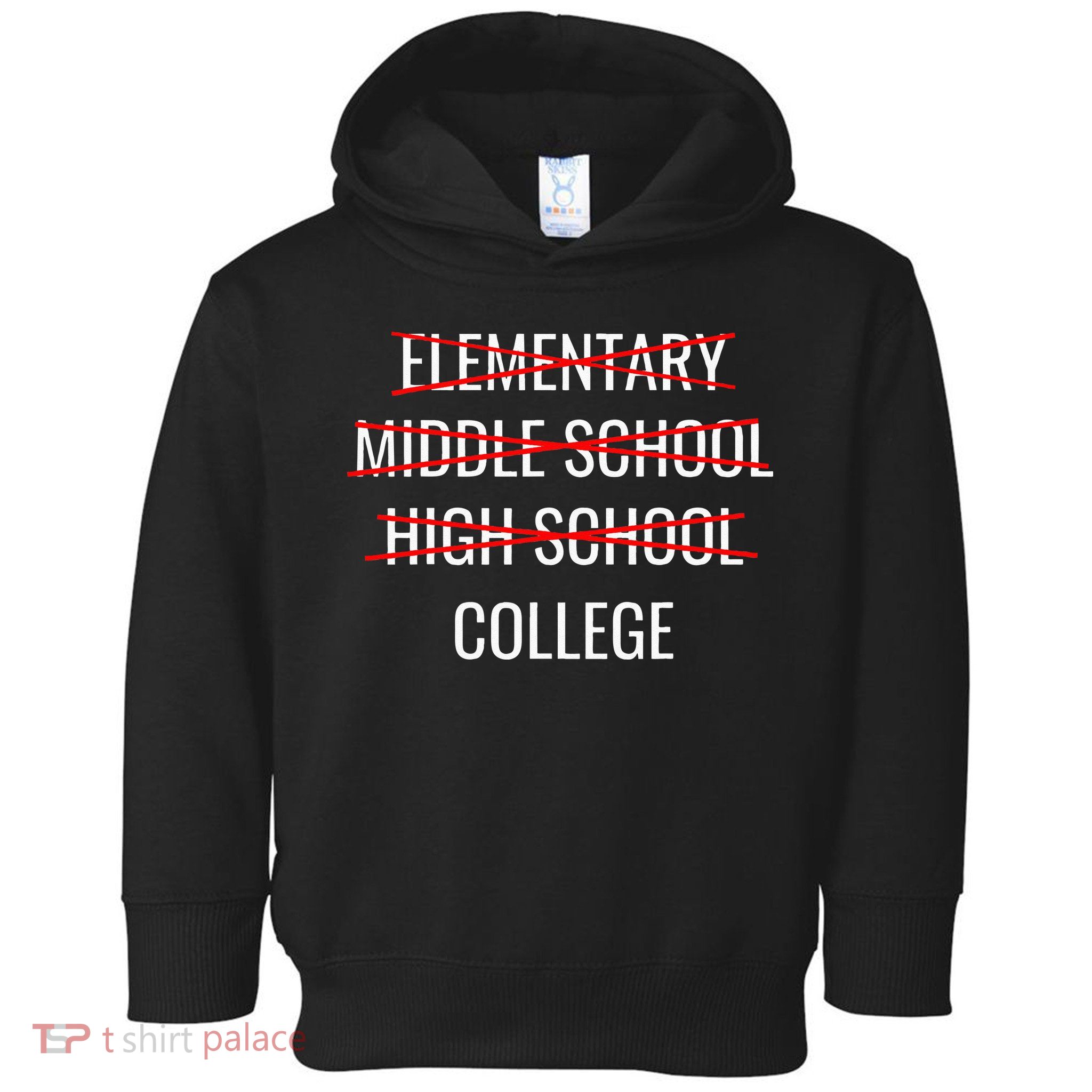 Funny High School Graduation College Bound Student Graduate Toddler Hoodie