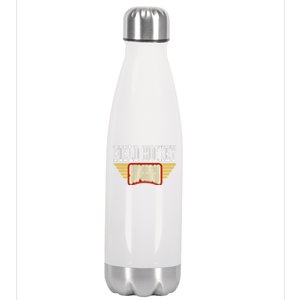 Field Hockey Superdad Gift For A Hockey Player Dad Stainless Steel Insulated Water Bottle