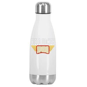 Field Hockey Superdad Gift For A Hockey Player Dad Stainless Steel Insulated Water Bottle