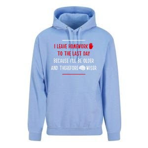 Funny Homework School Humor Saying N Student Cool Gift Unisex Surf Hoodie