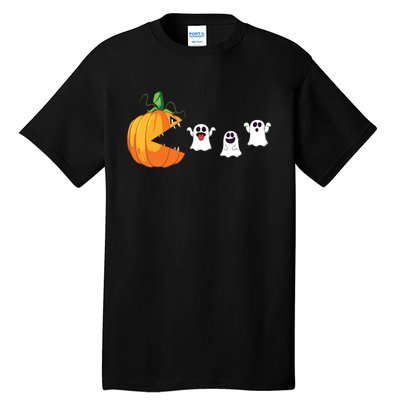 Funny Halloween Scary Pumpkin Ghosts Creepy Halloween Gamer Tall T-Shirt