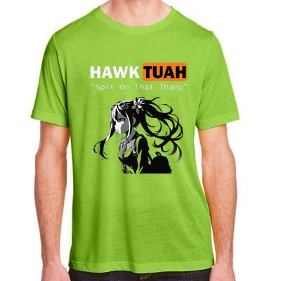 Funny Hawk Tuah Meme Anime Adult ChromaSoft Performance T-Shirt