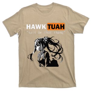 Funny Hawk Tuah Meme Anime T-Shirt