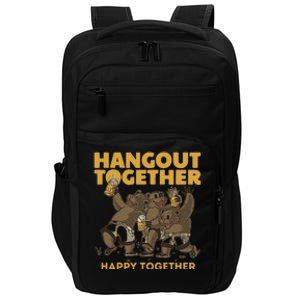 Funny Hangout Together Happy Together With Trump Impact Tech Backpack