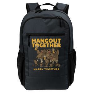 Funny Hangout Together Happy Together With Trump Daily Commute Backpack