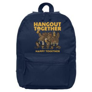 Funny Hangout Together Happy Together With Trump 16 in Basic Backpack