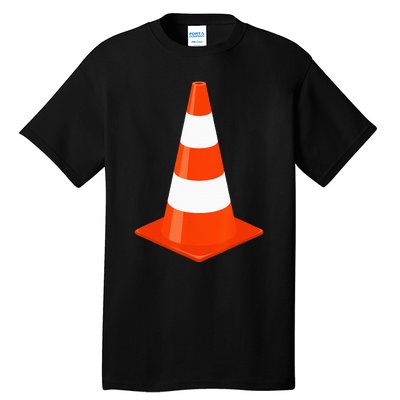 Funny Halloween Traffic Cone Parking Costume Tall T-Shirt