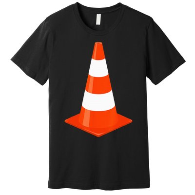 Funny Halloween Traffic Cone Parking Costume Premium T-Shirt