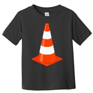 Funny Halloween Traffic Cone Parking Costume Toddler T-Shirt