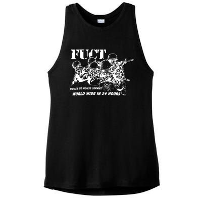 Fuct House To House Service World Wide In 24 Hours Ladies PosiCharge Tri-Blend Wicking Tank