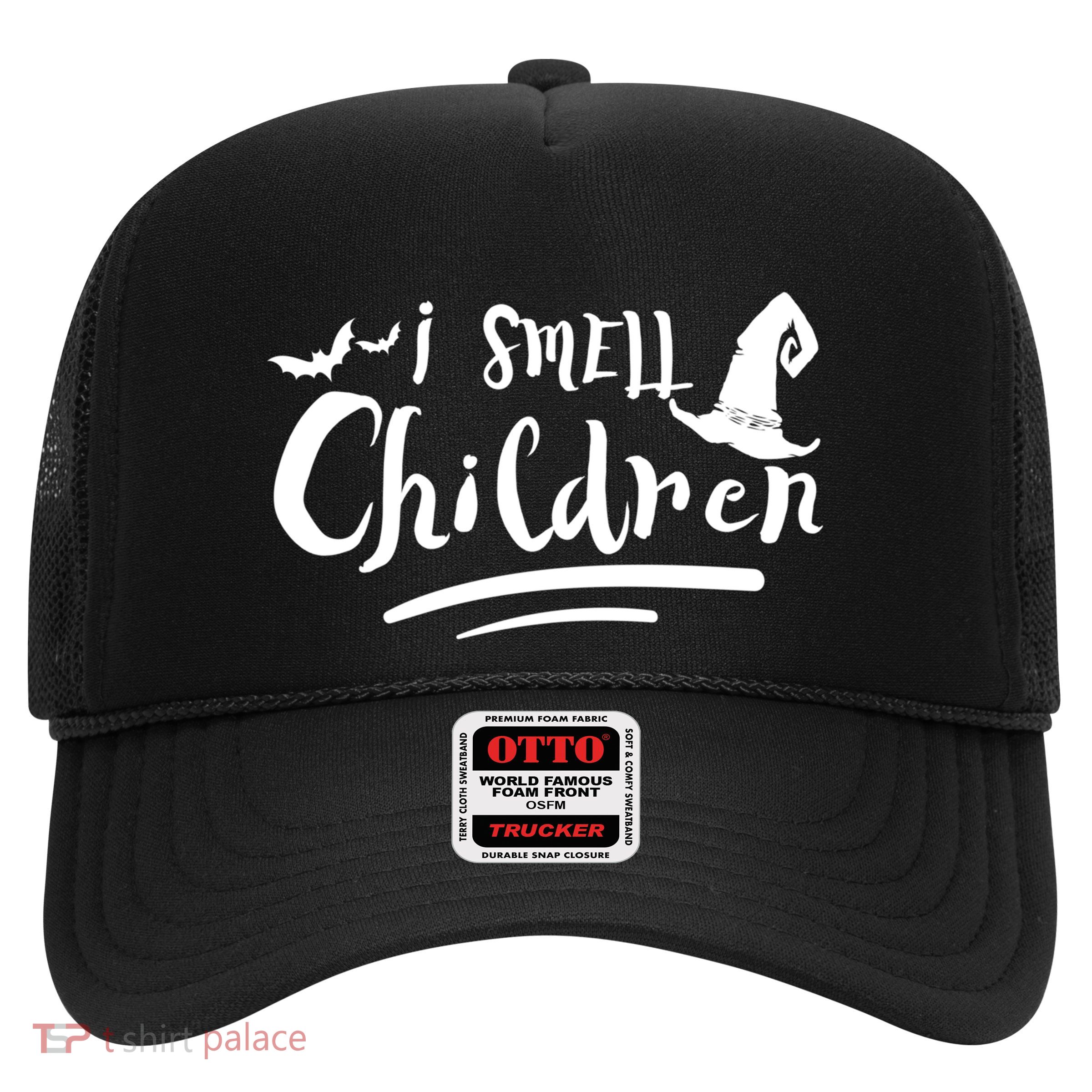 Funny Halloween Teacher I Smell Children Witch Great Gift Trucker Hat