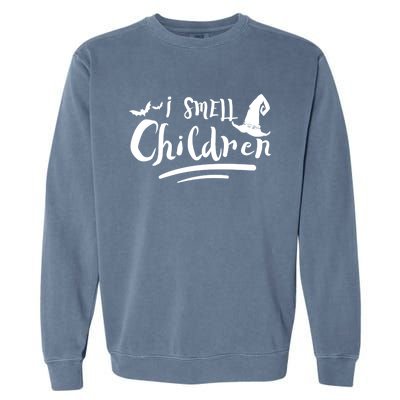 Funny Halloween Teacher I Smell Children Witch Great Gift Garment-Dyed Sweatshirt