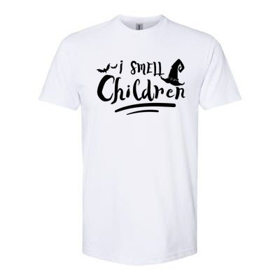 Funny Halloween Teacher I Smell Children Witch Great Gift Softstyle CVC T-Shirt