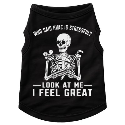 Funny Hvac Tech Ac Repairman Technician Doggie Tank