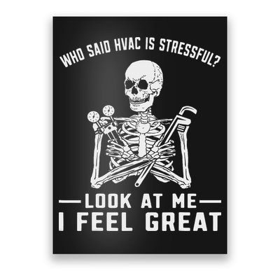 Funny Hvac Tech Ac Repairman Technician Poster