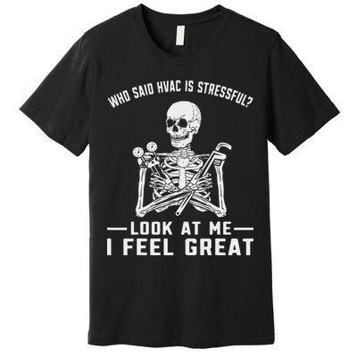 Funny Hvac Tech Ac Repairman Technician Premium T-Shirt