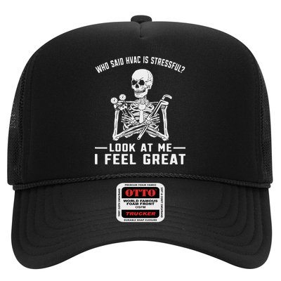 Funny Hvac Tech Ac Repairman Technician Trucker Hat