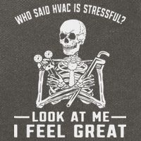 Funny Hvac Tech Ac Repairman Technician Cotton Canvas Backpack